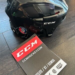 CCM Hockey player helmet